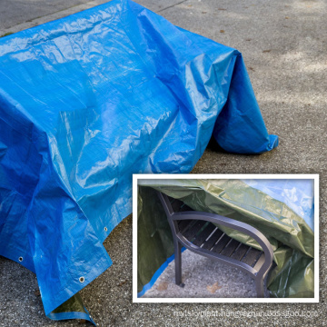 4m width double blue PE tarpaulin